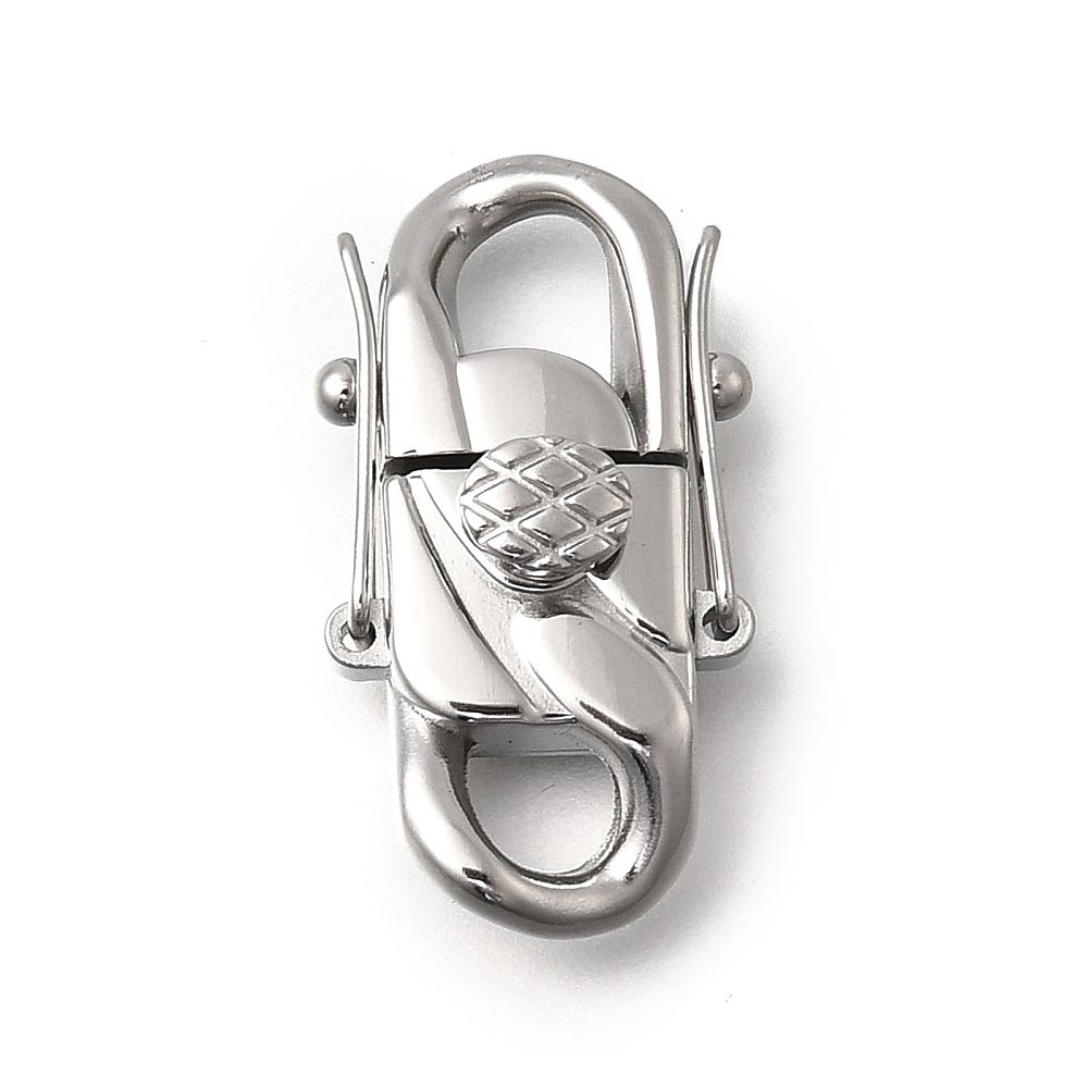 304 Stainless Steel Twister Clasp/26x14.5x8mm