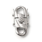 304 Stainless Steel Twister Clasp/26x14.5x8mm
