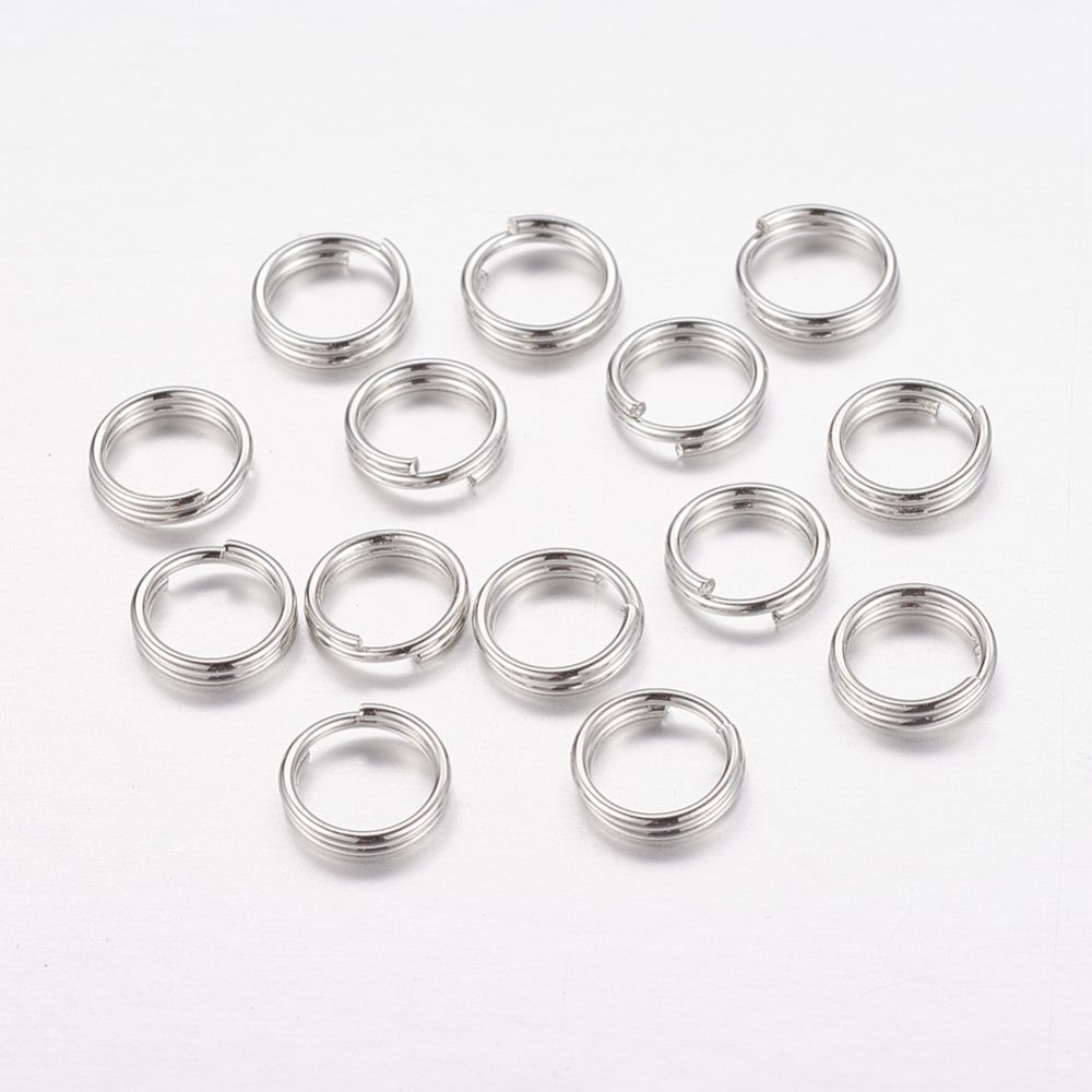 ~70pcs/Iron Split Rings, Double Loops Jump Rings/5g