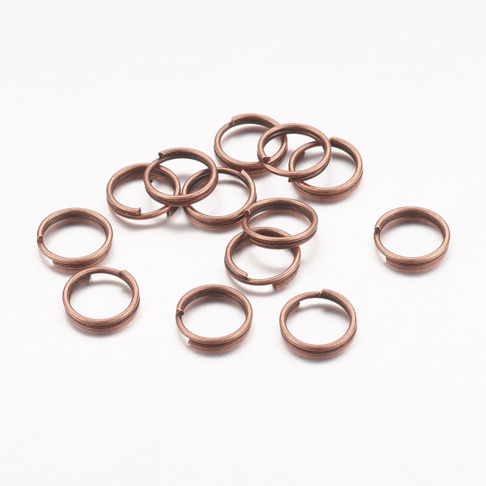 Iron Split Rings, Double Loops Jump Rings/ 5gr