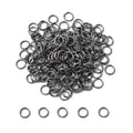 ~70pcs/Iron Split Rings, Double Loops Jump Rings/ 6x0,7mm