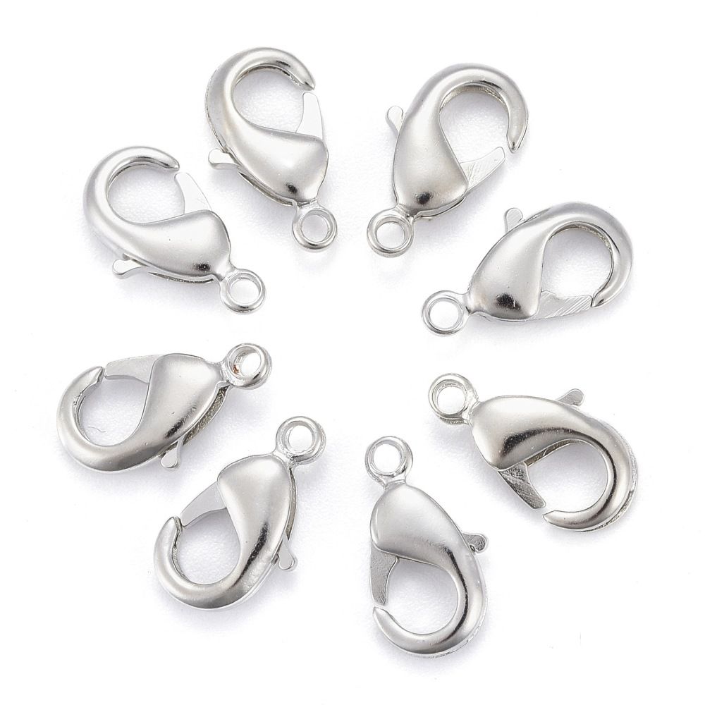 5pcs/Brass Lobster Claw Clasps/12x7mm