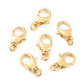 1pcs/Brass Lobster Claw Clasps, Parrot Trigger Clasps, Cadmium Free & Nickel Free & Lead Free, Long-Lasting Plated, Real 18K Gold Plated/20.5x12x5mm