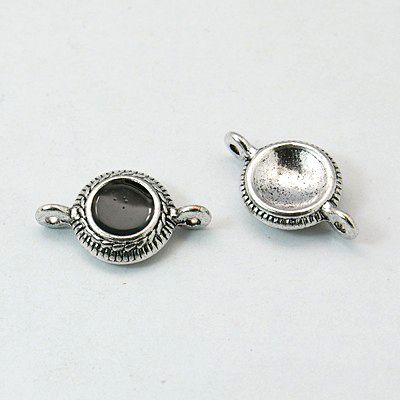 6pcs/Tibetan Style Connectors/13mm