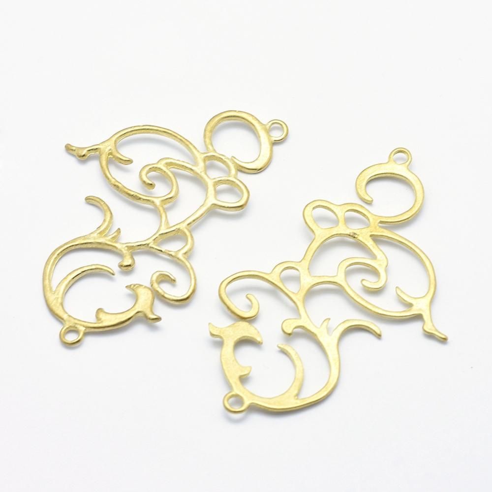 2pcs/Brass Links/36x55x2mm
