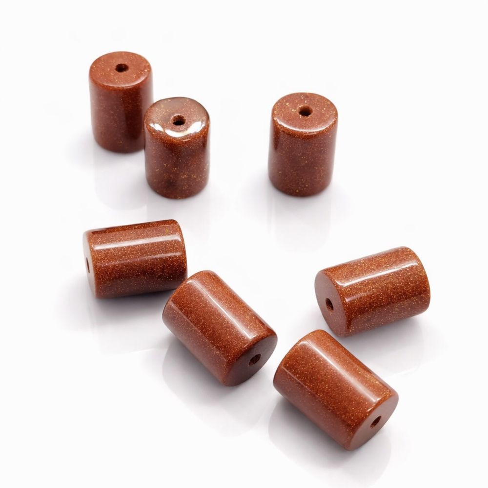 Gold sandstone / Goldstone / 1pc/10x14mm