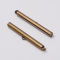 4pcs/ Slide clasp tubes/39,5x4mm