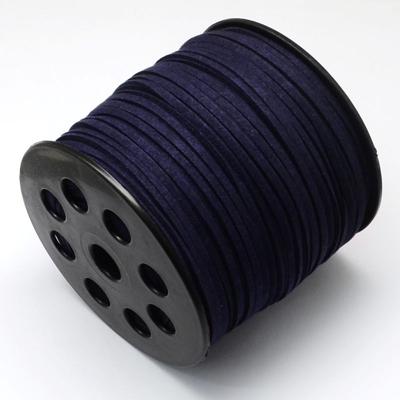 Environmental Faux Suede Cord, Faux Suede /3.0x1.4mm/90m/1m