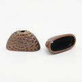 1pcs/Hammered Alloy Cord Ends, End Caps/ 13x24x11mm