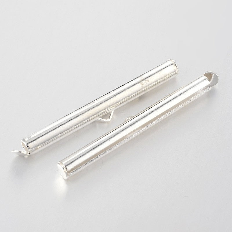 4pcs/ Slide clasp tubes/39,5x4mm