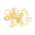 Mix size/Brass Jump Rings, Open Jump Rings/5gr