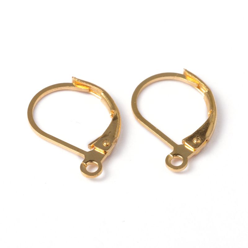 10pcs/ Brass Leverback Earring Findings