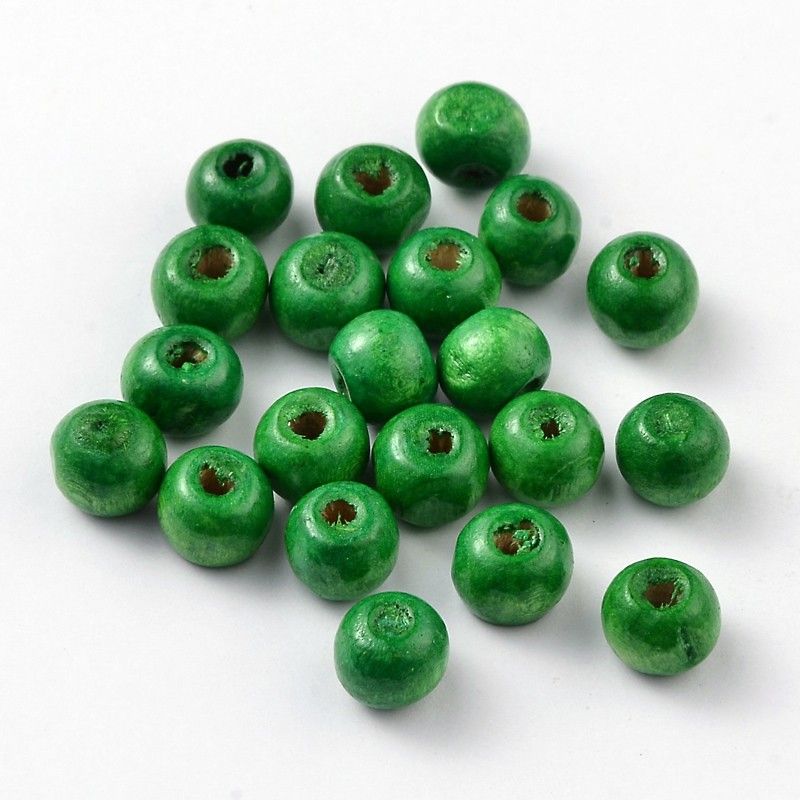 ~66pcs/Natural Wood Beads/10mm