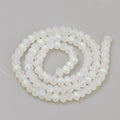 Electroplate Glass Beads Strands, Faceted, Half Plated, Matte Style, Rondelle, Clear AB, 6x4.5mm, Hole: 1mm, about 80~85pcs/strand, 38~40cm