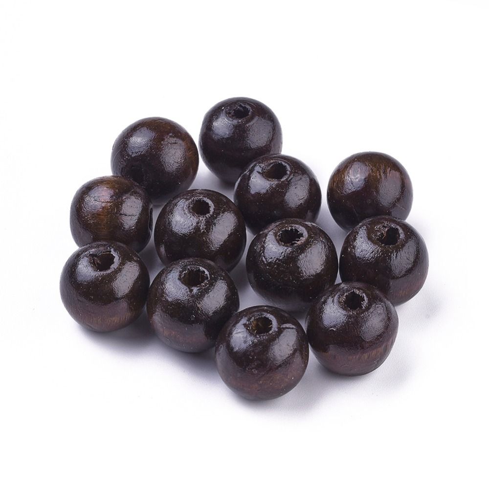 ~10pcs/Dyed Natural Wood Beads/20mm-18mm