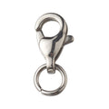 304 Stainless Steel Lobster Claw Clasps with 201 Stainless Steel Jump Ring
