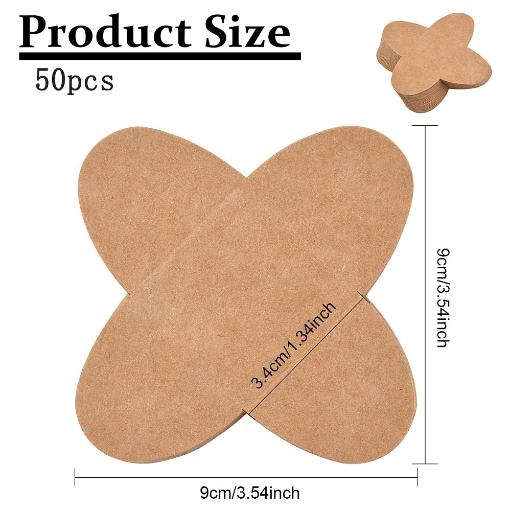 Cross Kraft Paper Chocolate Spacer, Chocolate Candy Tray, Paper Dessert Chocolate Base /50pcs