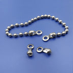 4pcs/304 Stainless Steel Ball Chain Connectors/15.5x6.91x4.5mm